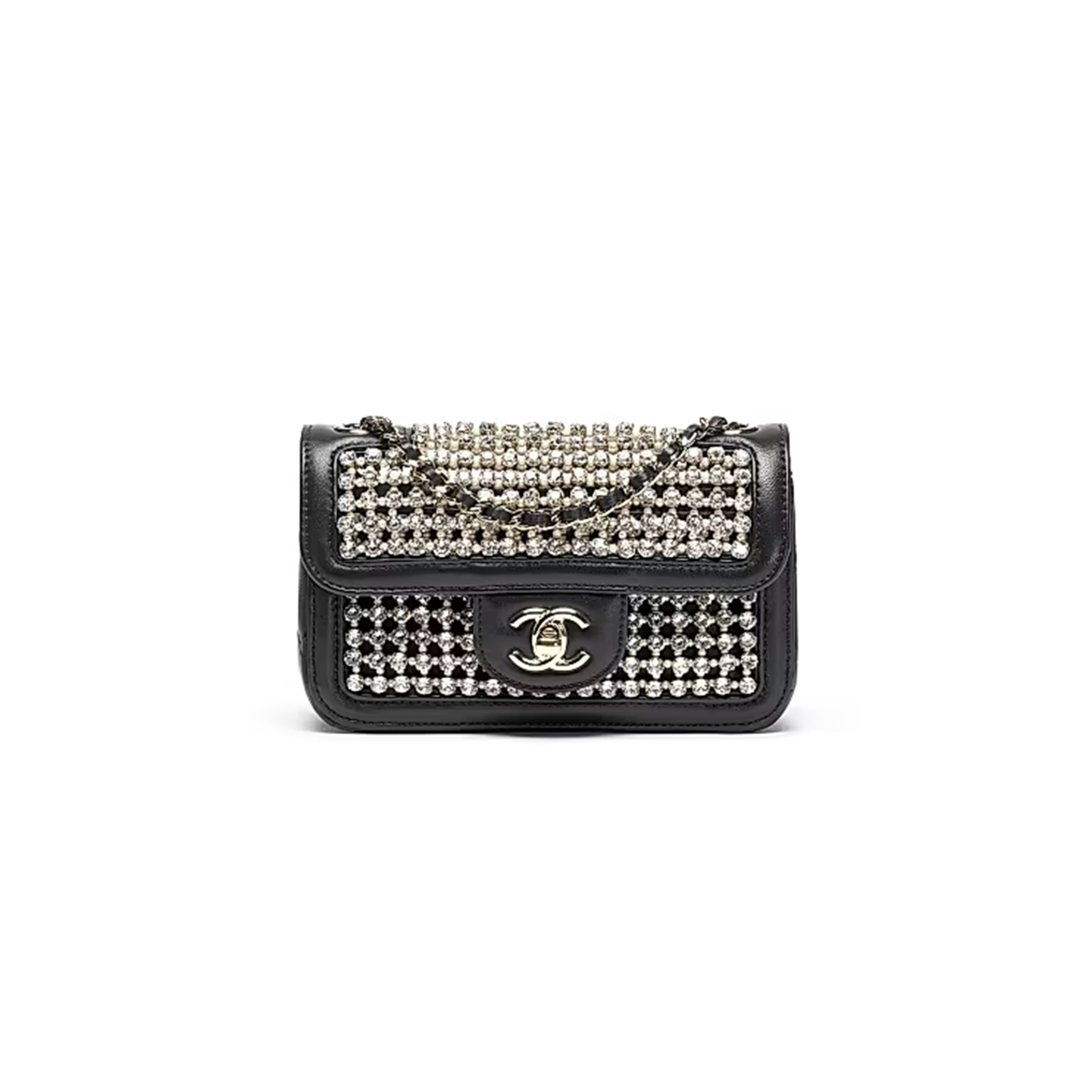 CHANEL 25P EVENING BAG MINI CLASSIC FLAP 331254 (18*11*5cm)